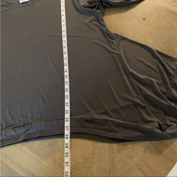 Planet Lauren G Grossman tunic top one Size Scoop Neck Asymmetric - Picture 10 of 10